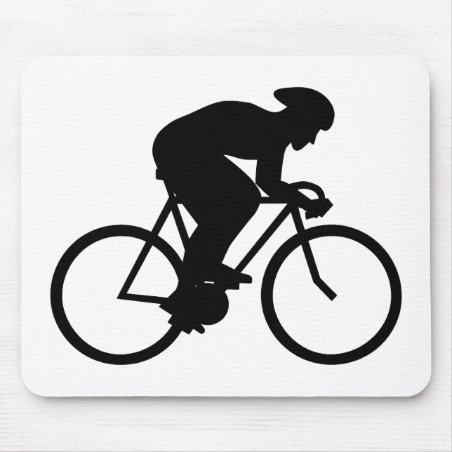 Mousepad Silhueta do ciclista (Frente)