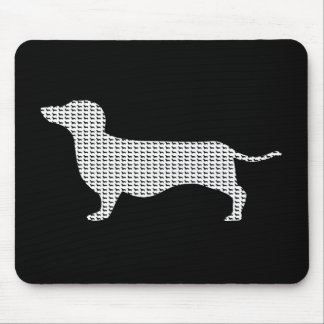 Mousepad Silhueta do Dachshund de muitos