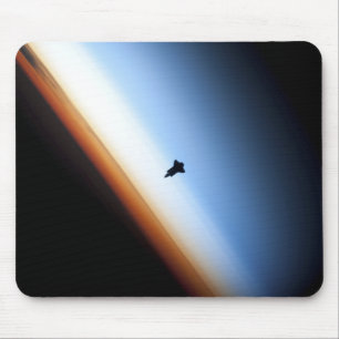 Mousepad Silhueta do esforço do vaivém espacial