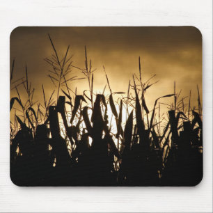 Mousepad Silhuetas do campo de milho