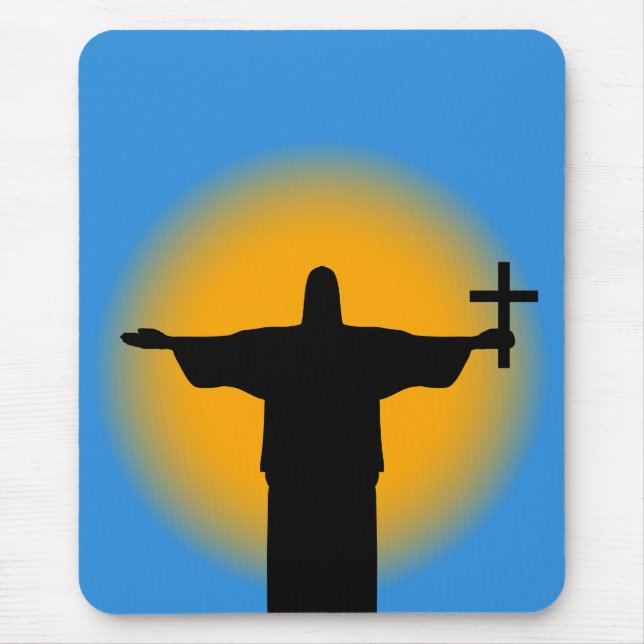 Mousepad Silhuette com cruz (Frente)