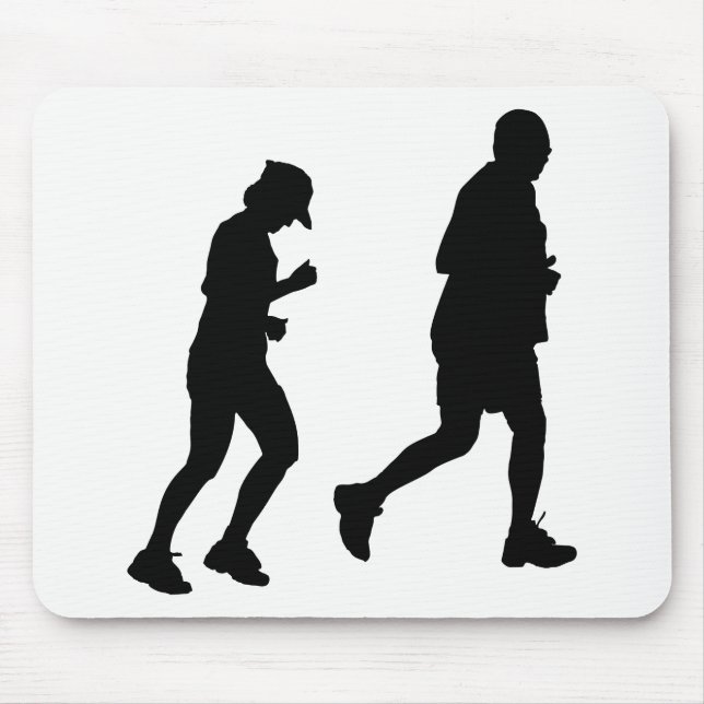 Mousepad Silhuette de corrida (Frente)