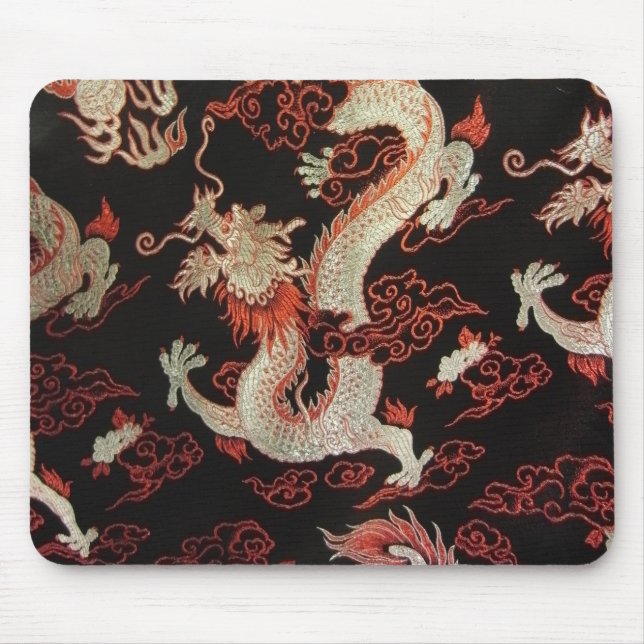 Mousepad Silver Chinese Dragon (Frente)