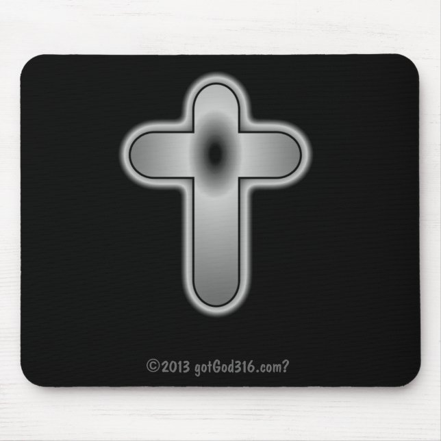 Mousepad Silver Cross gotGod316.com? (Frente)