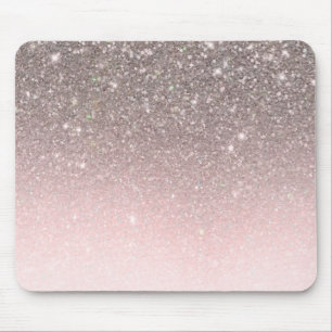 Mousepad Silver e Brilhante Rosa Brilhante Brilhante Girass