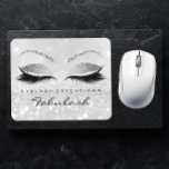 Mousepad Silver Glitter Branding Beauty Studio Pisca 2Glam<br><div class="desc">Beleza Studio Coleção de luxo florenceK</div>