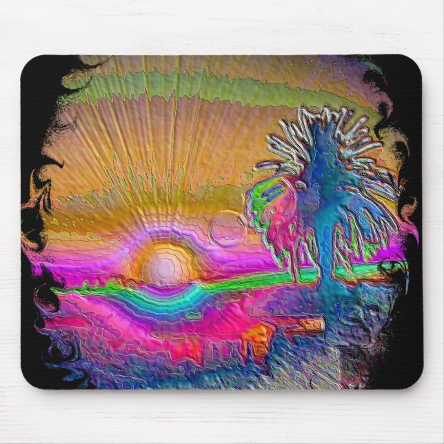 Mousepad Silverlake Sunset 1 Negativo (Frente)