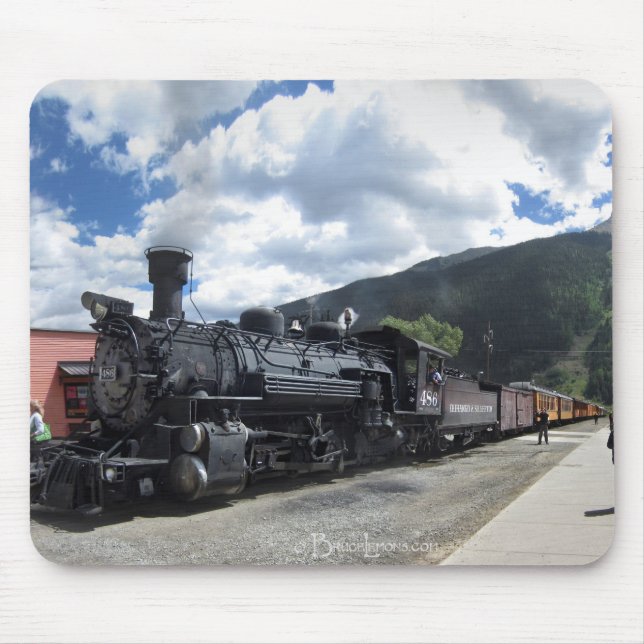 Mousepad Silverton Colorado Narrow Guage Train (Frente)