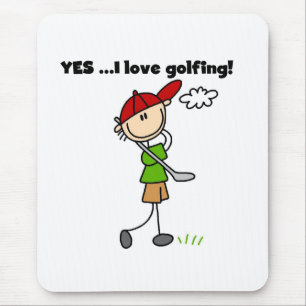 Mousepad SIM Eu Amo Jogar Golfe