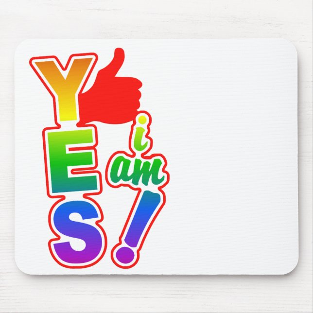 Mousepad Sim, eu sou o mouse pad, personalizar (Frente)