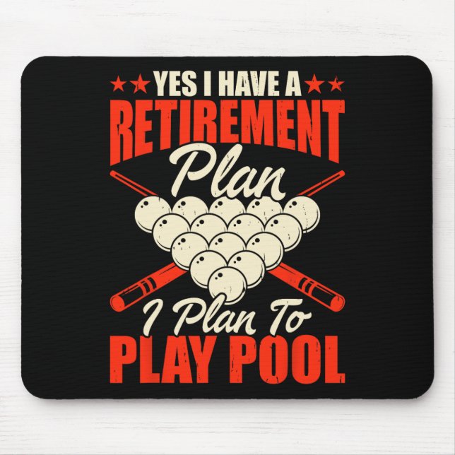 Mousepad Sim, Eu Tenho Um Plano De Aposentação Que Planejo  (Frente)