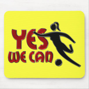 Mousepad SIM NÓS PODEMOS - futebol das mulheres