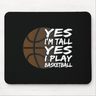 Mousepad Sim, sou alta, sim, toco desenho para homens, mulh