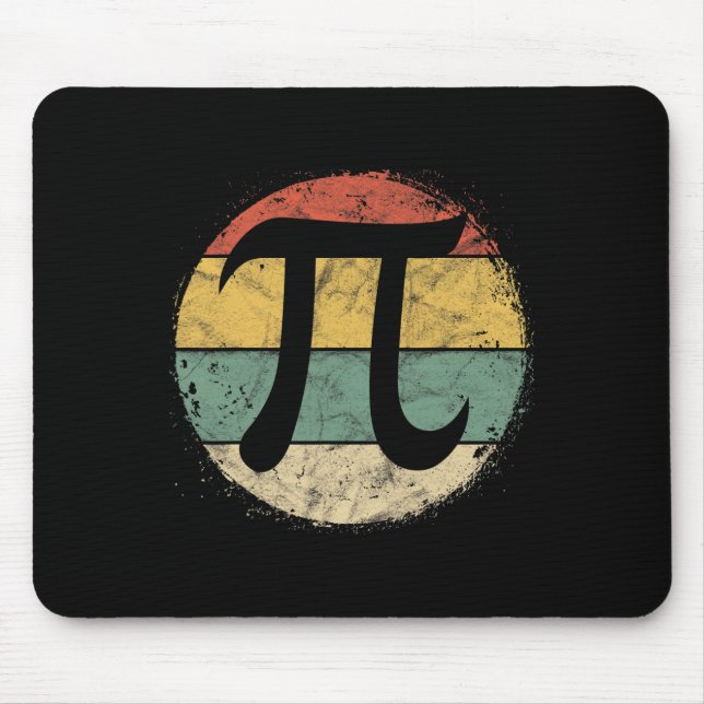 Mousepad Símbolo circular Pi dia Professor de Ciência da Ma (Frente)