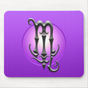 Mousepad Símbolo da Escorpião do ferro, roxo
