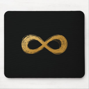 Mousepad Símbolo da Neurodiversidade do ouro Infinity - Aut