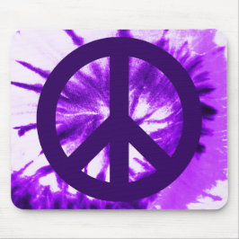 Mousepad Símbolo da Paz Tingido de Roxo