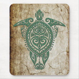 Mousepad Símbolo da tartaruga de mar de Shamanic + suas