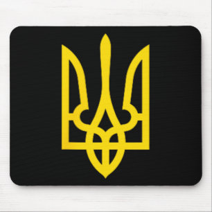 Mousepad Símbolo da Ucrânia Exército Ucraniano Médio Emblem