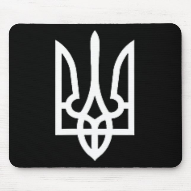 Mousepad Símbolo da Ucrânia Exército Ucraniano Médio Emblem (Frente)