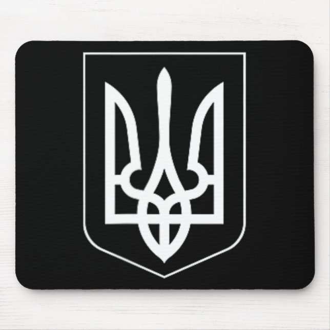 Mousepad Símbolo da Ucrânia Exército Ucraniano Médio Emblem (Frente)