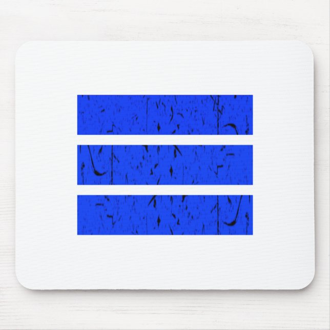 Mousepad Símbolo de 3 linhas legal | Uniformidade e Harmoni (Frente)