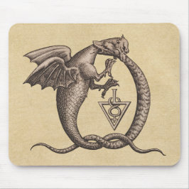 Mousepad Símbolo de enxofre e mercúrio