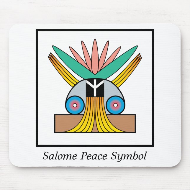 Mousepad Símbolo de paz de Salome (Frente)