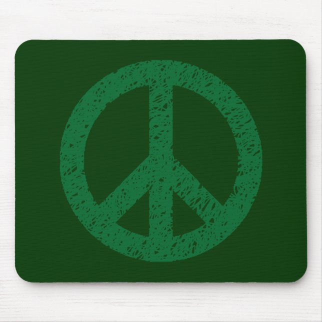 Mousepad Símbolo de Paz Estipulado Scribble (Frente)