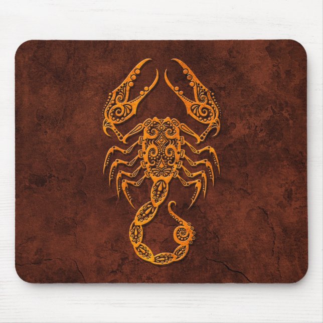 Mousepad Símbolo de pedra da Escorpião de Intrictate (Frente)