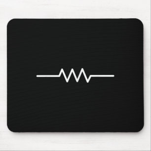 Mousepad Símbolo de resistência elétrica Circuito de Engenh
