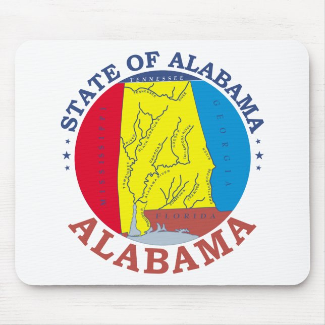Mousepad Símbolo do Alabama (Frente)