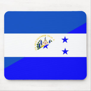 Mousepad símbolo do país da bandeira de El Salvador