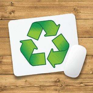 Mousepad Símbolo do reciclagem