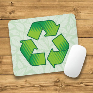 Mousepad Símbolo do reciclagem
