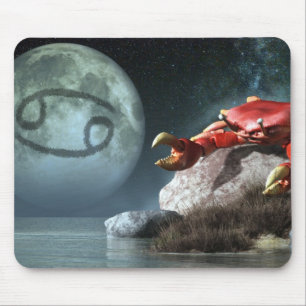 Mousepad Símbolo do zodíaco do cancer