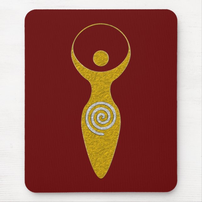 Mousepad Símbolo Espiritual - Deusa Da Terra Gaya 1 Flamele (Frente)