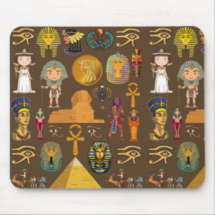 Mousepad Símbolo Hieroglífico Antiguo Egípcio - Padrão