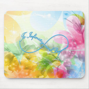Mousepad Símbolo Infinito Fantástico "Para o infinito e a