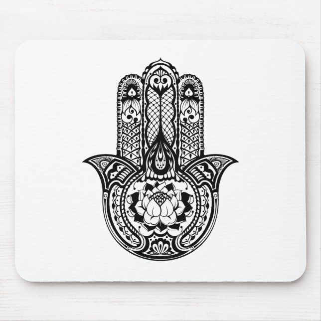 Mousepad Símbolo inspirado de Hamsa (Frente)