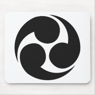 Mousepad Símbolo japonês da crista KAMON da família