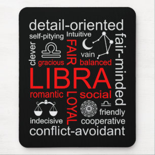 Mousepad Símbolo Libra Zodiac