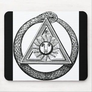 Mousepad Símbolo Masônico Todos Vendo Olhos