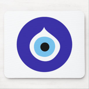 Mousepad Símbolo mau ocular antigo nazar fatima talisman ch