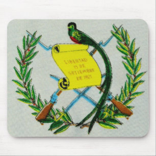 Mousepad Símbolo nacional guatemalteco com quetzal
