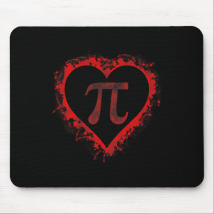 Mousepad Símbolo Pi Day Heart Dia de os namorados Boys Kids