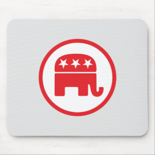 Mousepad Símbolo Político do Partido Republicano (Elefante)