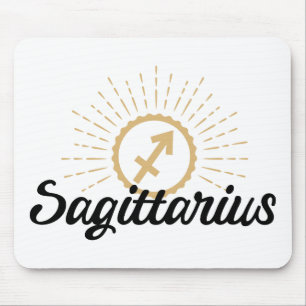 Mousepad Símbolo Sagittarius Starburst