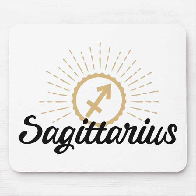 Mousepad Símbolo Sagittarius Starburst (Frente)