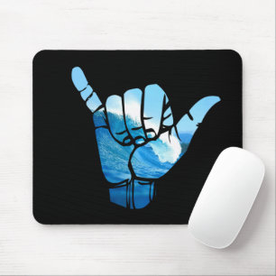 Mousepad Símbolo Shaka Curva Rip Wave
